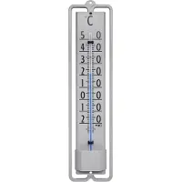 TFA Thermomètre mural 12.2001.54 Gr, Thermomètre + hygromètre, Argent
