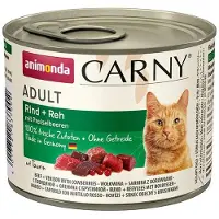 Animonda Carny Combinaison bœuf, cerf et airelles rouges 12 x 200 g