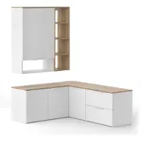 Vicco Meuble-paroi Wido Blanc/Sonoma 5 pièces, Model 51729