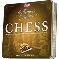 Tactic Chess Tin Box Board Game Clair Enfants