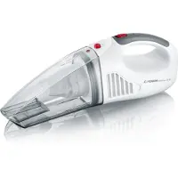 Severin HV 7144 Aspirateur à main à batterie S'POWER home & car Li 20 - eau/sec, blanc/rouge