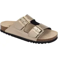 Scholl Tongs Scholl Women Josephine Laminated Taupe-Taille 38
