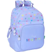 Safta 612551773 Benetton 20l 27x33x10 Cm Backpack Violet