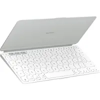 Logitech Clavier sans fil portable Keys-To-Go 2, BT, Multidispositif, MultiOS, Gris pâle