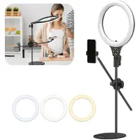 Ulanzi 10" Lampe à anneau avec support de téléphone