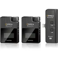 Comica 2.4G Digital 1-Trigger-2 Microphone sans fil | 2 émetteurs + 1 récepteur