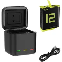 Telesin Triple Battery Charger Box + 1x batterie pour GoPro 9/10/11/12