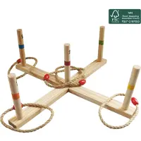 OUTDOOR PLAY Jeu de lancer d'anneauxavec sac de transport - Jeu d'adresse pour enfants