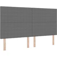 vidaXL Tête de lit gris clair 180 cm en velours côtelé
