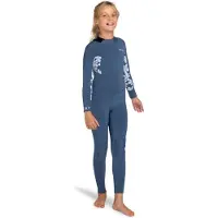 Roxy Combinaison En Néoprène à Manches Longues Et Fermeture éclair Dans Le Dos Pour Junior Swell Series 4/3 Mm