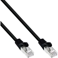 InLine 71503S Câble patch, F/UTP, Cat.5e, noir, 3m
