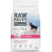 Raw Paleo Ultra Pork Mini Adult 8kg pour les chiens adultes de petite race porcine