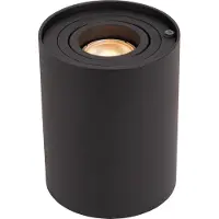 Lucide Lampe de table moderne Tube noire 1xGU10x5W en métal, dimensions : 12,5 x 9,6 x 9,6 cm, IP20,