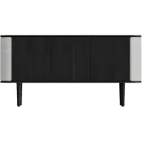 UMAGE Treasures Armoire à 3 Portes Black Oak | Sterling