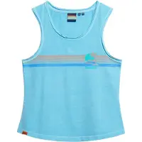 Superdry Femme Débardeur Rayé à Encolure Dégagée Outdoor Blue Taille: 44
