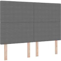 vidaXL Tête de lit gris clair 144 cm en velours côtelé