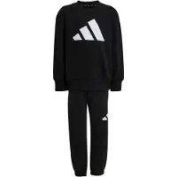 Adidas Survêtement 'Essentials' noir / blanc cassé