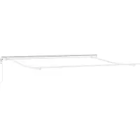 vidaXL Store banne télescopique multicolore 500 x 350 cm en tissu et aluminium