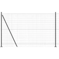 vidaXL Clôture Euro avec socle en béton, 10 x 1,5 m, en acier revêtu de PVC