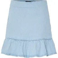 Pieces Jupe 'PCMONICA' bleu clair