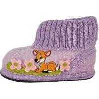 Beck Pantoufle 'Kitz' olive / lavande / orange foncé / rose