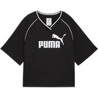 Puma Ess Relaxed Cropped Short Sleeve T-shirt Noir XL Femme