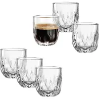 Leonardo GOCCE Verre à espresso (3) 60 ml set de 6 verres