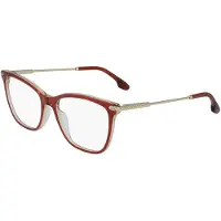 Victoria Beckham Lunettes de soleil modernes - - Transparent Rouge/Marron - 54 mm - Polycarbonate