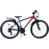 Volare Vélo enfant XC Race - 26 pouces - 21 vitesses - rouge/gris