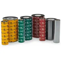 Zebra 2300 Wax, 300 m, 6 cm, Noir, Wax, 2,5 cm
