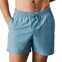 Calvin Klein Core Logo Medium Drawstring Swimming Shorts Bleu S Homme