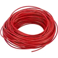 Kalitec Câble pour véhicule FLRY-B 1,0 mm² rouge, 10 mètres I Câbles pour véhicules I Câbles pour systèmes électriques automobiles