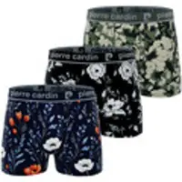 Pierre Cardin Boxers Lot de 3 boxers homme Flowers hommes - Noir - EU XXL