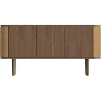 UMAGE Treasures Armoire à 3 Portes Dark Oak | Sugar Brown