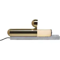DCW éditions ISP Lampe de Table Varnished (prevents oxidation) | White Marble