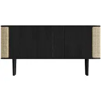 UMAGE Treasures Armoire à 3 Portes Black Oak | Venetian Crane