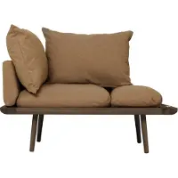 UMAGE Lounge Around 1½ places Canapé Dark Oak | Sugar Brown