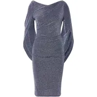 Vera Mont Robe de cocktail bleu foncé