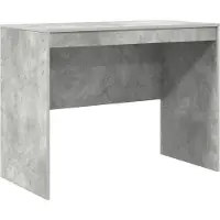 vidaXL Bureau en béton gris 100 x 50 x 76 cm