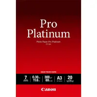 Canon PT-101 Photo Paper Pro Platinum 300 grams A3 (20 vel) - Papier photo