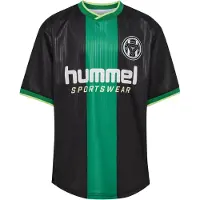Hummel T-Shirt fonctionnel 'Loose Ball' vert / noir / blanc