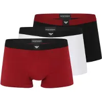 Emporio Armani Boxers rouge foncé / noir / blanc