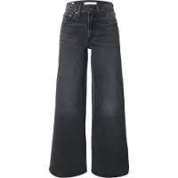 Levi's Jean '728 High Rise Wide Leg' gris foncé