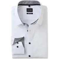 Olymp Luxor Comfort Fit Big & Tall Chemise blanc, Unicolore