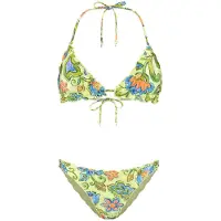 Shiwi Bikini bleu clair / vert clair / corail / noir
