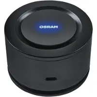 Osram AirZing Mini Air Purifier ; Purificateur d'air pour voiture avec port USB, détruit les virus et bactéries dans le véhicule jusqu'à 99%, filtre TiO2 haute technologie + lumière LED UVA, LEDAS101