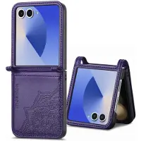 IMoshion Mandala Bookcase Samsung Galaxy Z Flip 7 - Violet