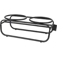 District 70 Butler Support pour Bol d'Alimentation - Chien - S - Noir