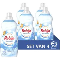 Robijn Klein & Krachtig Wasmiddel Stralend Wit 39 Washes - 4 x 1,19 litres - Advantage pack
