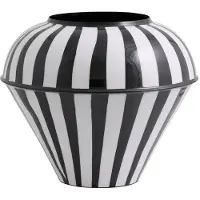 Nordal Vase Sipura noir/blanc